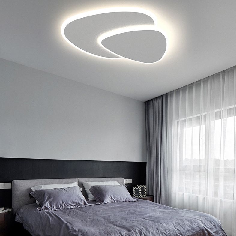 Quinn Modern LED Deckenleuchte Weiß Wohn/SchlafzimmerL 40/50CM