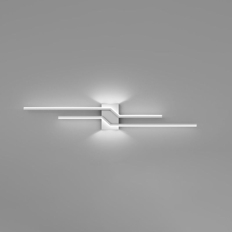 Alana Modern LED Wandleuchte Schwarz/Weiß Wohnzimmer/Schlafzimmer