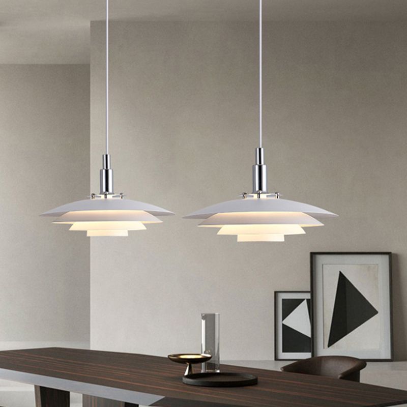 Morandi Modern LED Pendelleuchte Schwarz/Weiß Wohn/Schlaf/Esszimmer Metall
