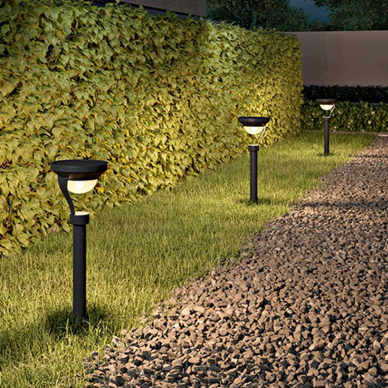 Pena Modern Minimalistisch LED Außenleuchte Solarenergie Dunkelgrau Garten Metall&Acryl