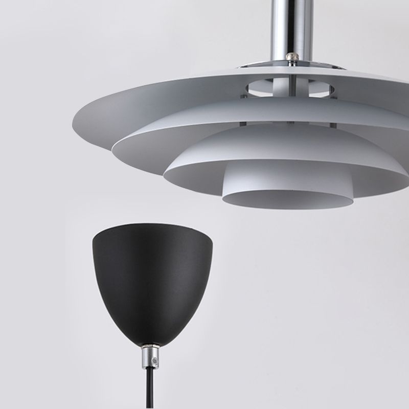 Morandi Modern LED Pendelleuchte Schwarz/Weiß Wohn/Schlaf/Esszimmer Metall