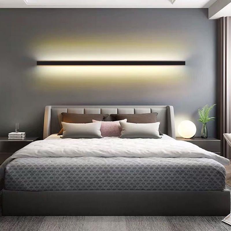 Modern LED Wandleuchte Gold/Schwarz/Weiß | Sola Schlaf/Wohnzimmer Las
