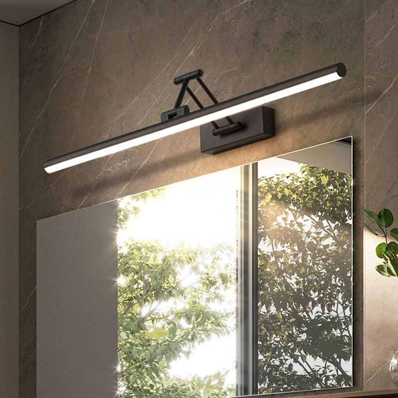 Metall Badzimmer LED Sola Modern Schwarz/Weiß Las | Innen Wandleuchte