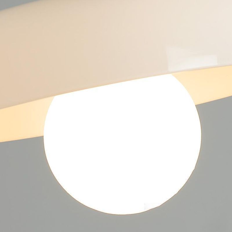 Leilani Modern LED Deckenleuchte Schale Wohnzimmer Metall Glas