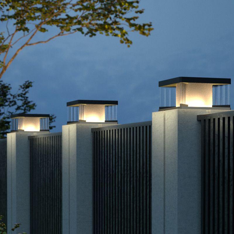 Riley Modern Minimalistisch LED Außenleuchte Garten/Terrasse Metall&Acryl Solarenergie