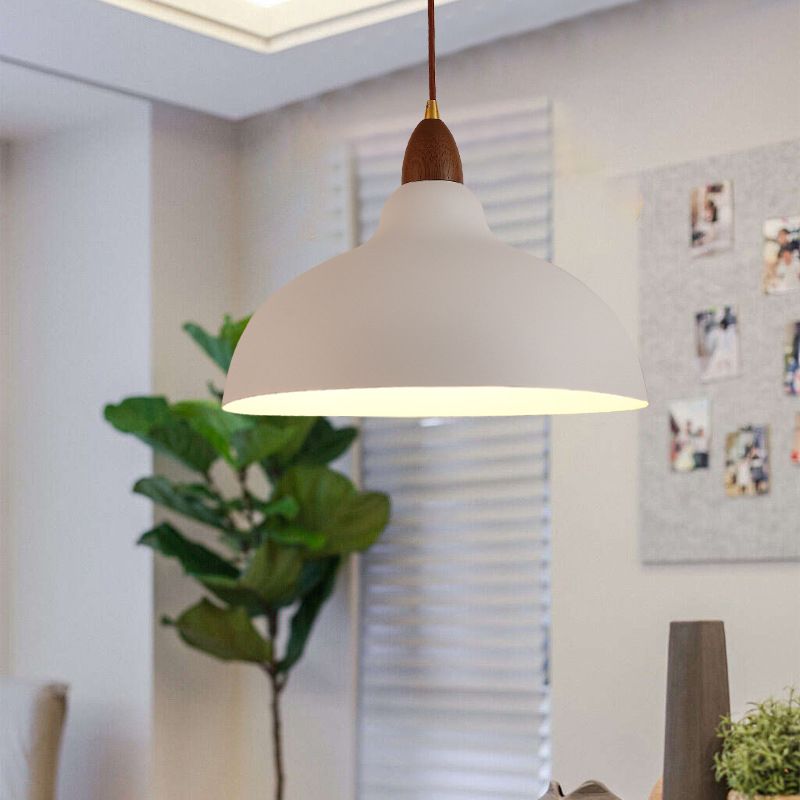 Morandi Modern LED Pendelleuchte Schwarz/Weiß Wohn/Schlafzimmer Metall