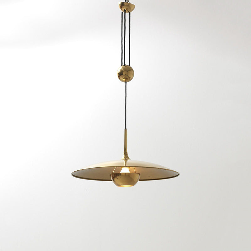 Cairns Modern LED Pendelleuchte Linear Schale Esstisch Gold Metall