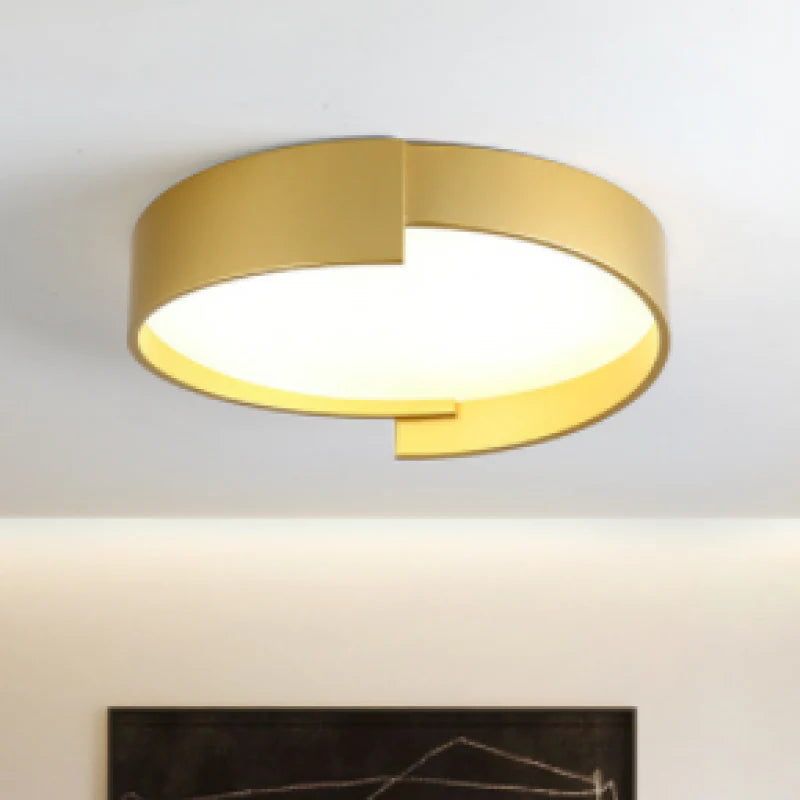 Quinn Modern LED Deckenleuchte Weiß/Grau/Grün/Gold Wohn/Schlaf/Ess/Kinderzimmer Metall&Acryl