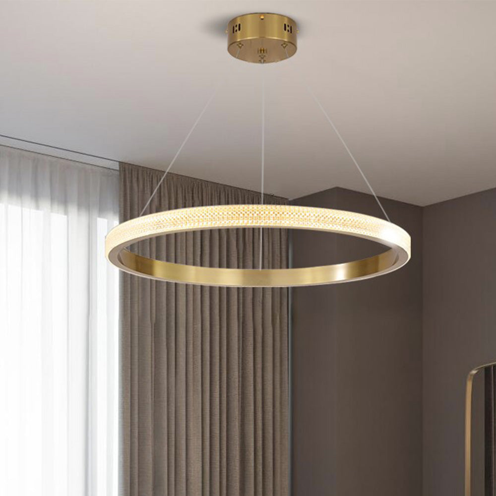 Kirsten Modern LED Pendelleuchte Metall Acryl Wohnzimmer Esszimmer