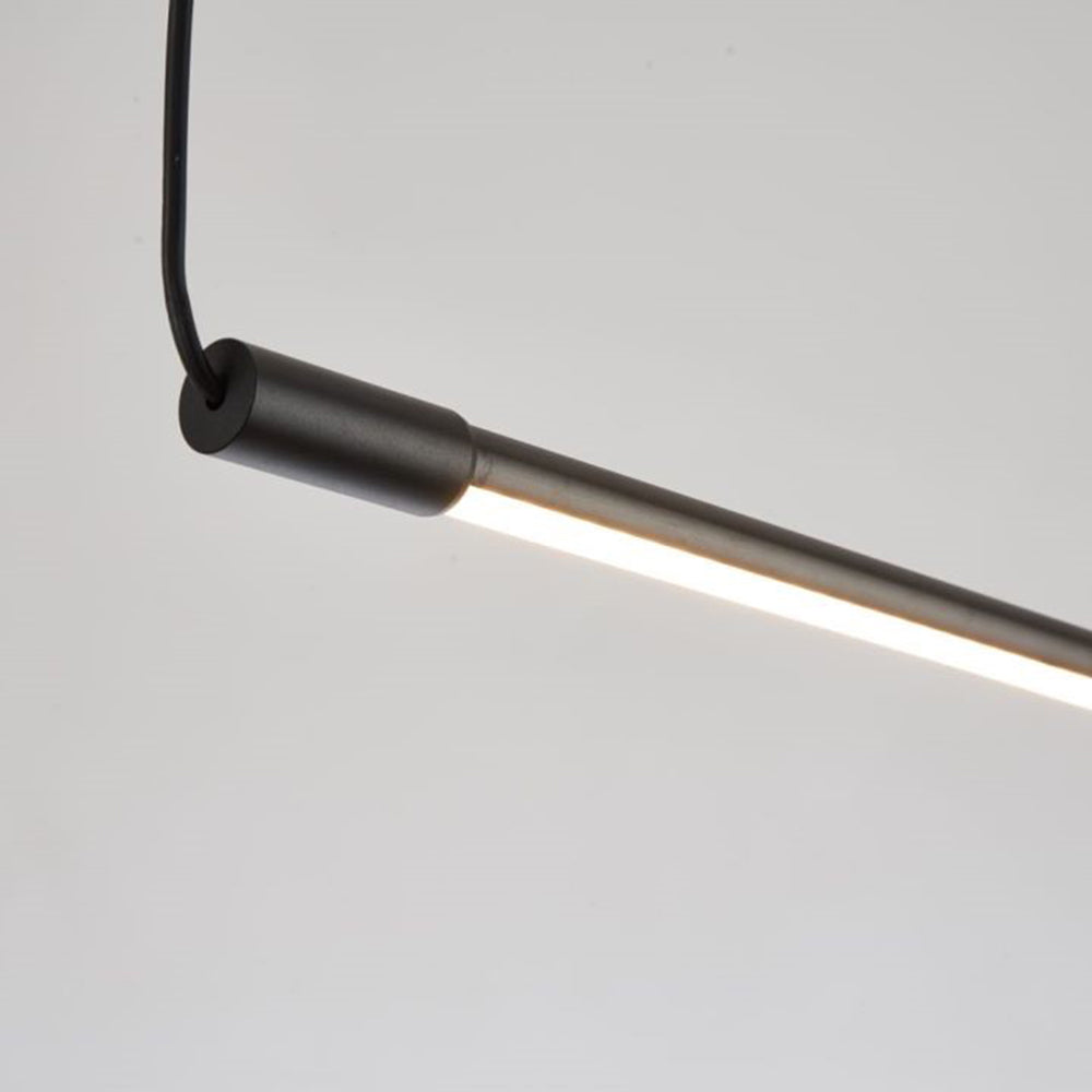 Edge Modern LED Pendelleuchte Schwarz Metall Wohn/Esszimmer