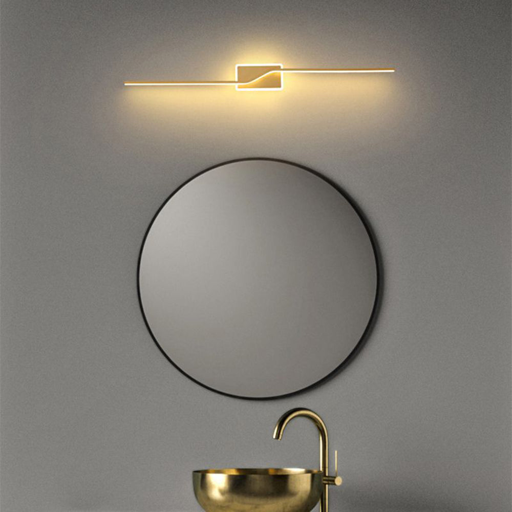 Leigh Minimalistische LED Wandleuchte Gold Schlafzimmer/Esszimmer/Badezimmer