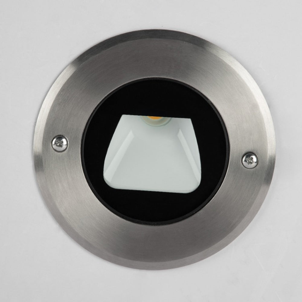 Orr Modern Kreis LED Außenleuchte Schwarz Treppenhaus/Garten/Terasse Metall&Glas ∅ 13/15CM