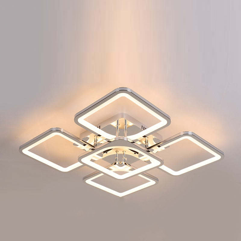 Lacey LED Deckenleuchte Fernbedienung Dimmbar Innen Wohnzimmer