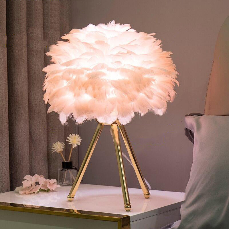 Design LED Stehlampe Weiß Wohn/Schlafzimmer Metall/Feder | Las Sola