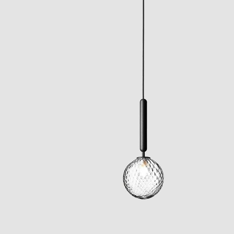 Valentina Modern LED Pendelleuchte Kugel Weiß Ess/Schlafzimmer Metall/Glas