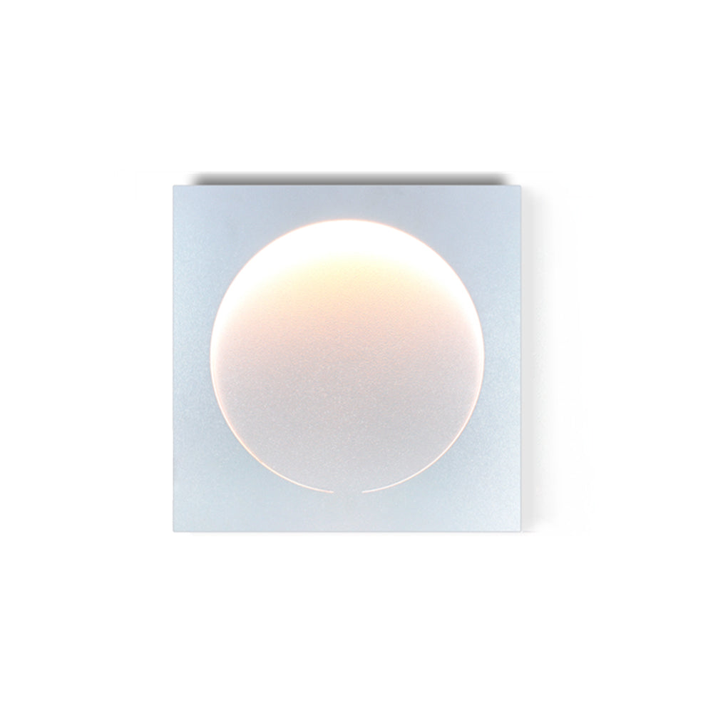 Elif Modern LED Wandleuchte Platz Mond Innen, Weiß, Metall
