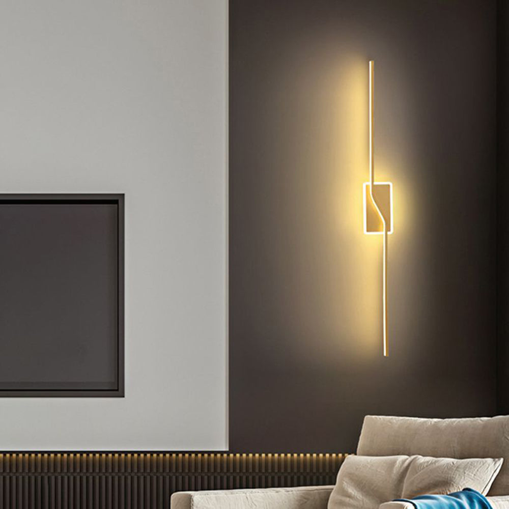 Leigh Minimalistische LED Wandleuchte Gold Schlafzimmer/Esszimmer/Badezimmer