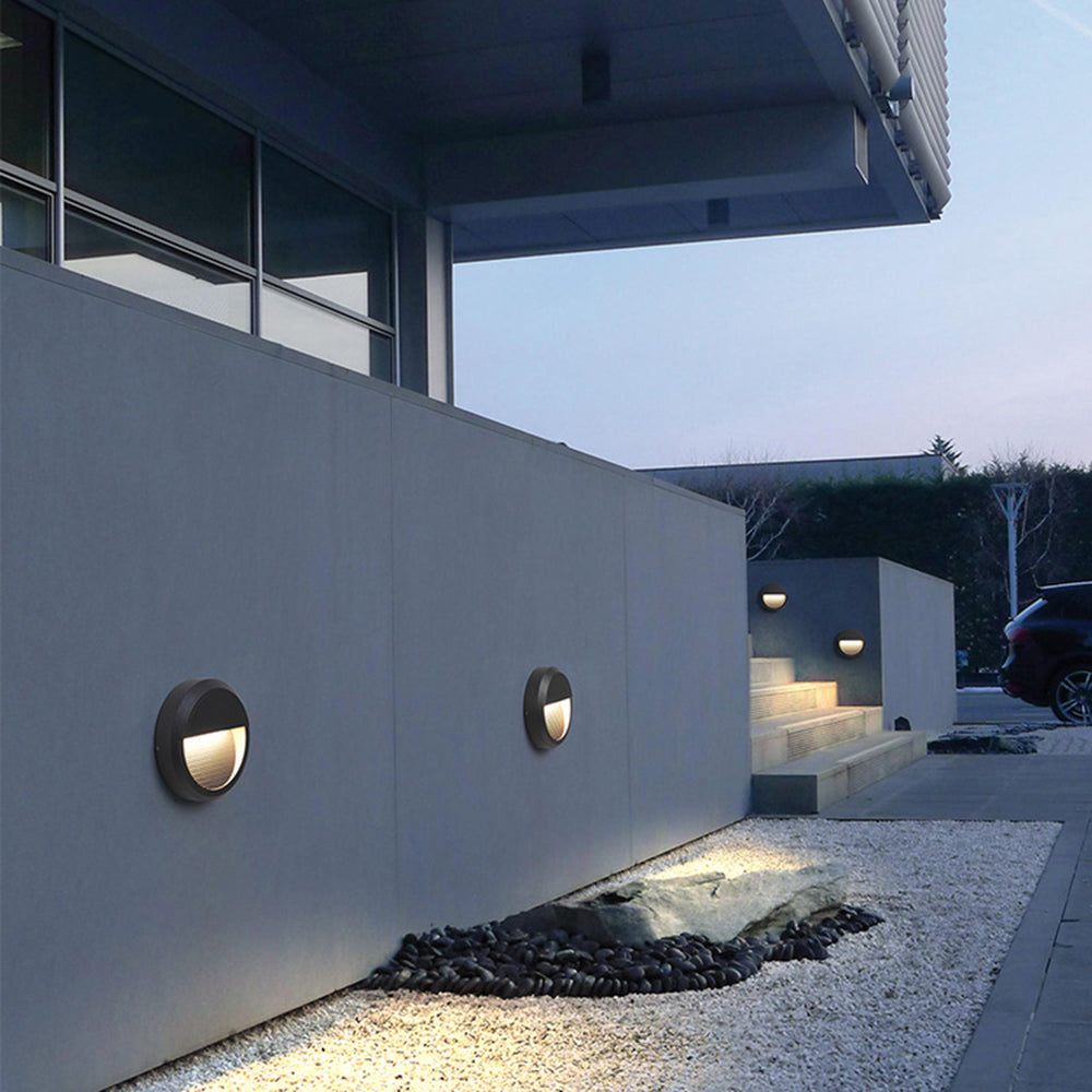 Orr Modern Außenleuchte Schwarz Garten/Treppenhaus/Terrasse Metall&Acryl