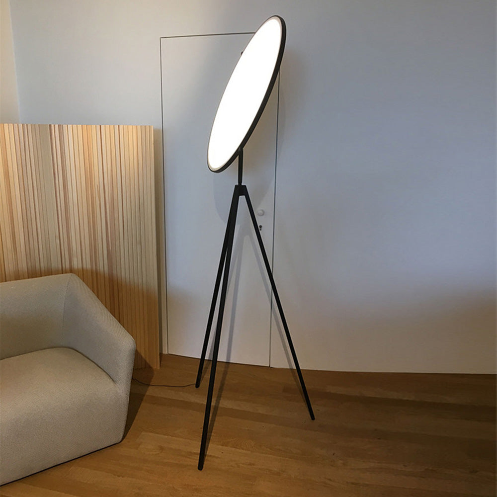 Salgado Modern LED Stehlampe Weiß/Schwarz Wohn/Schlafzimmer Metall