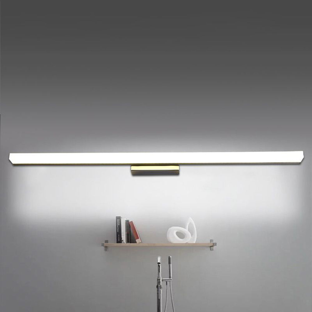 Leigh Modern LED Wandleuchte Innen Linear Schwar Badezimmer Metall