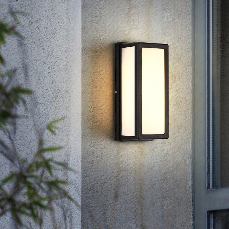 Orr Wasserdichte Außen-Wandleuchte Wandlampe mit warmweißem LED-Licht