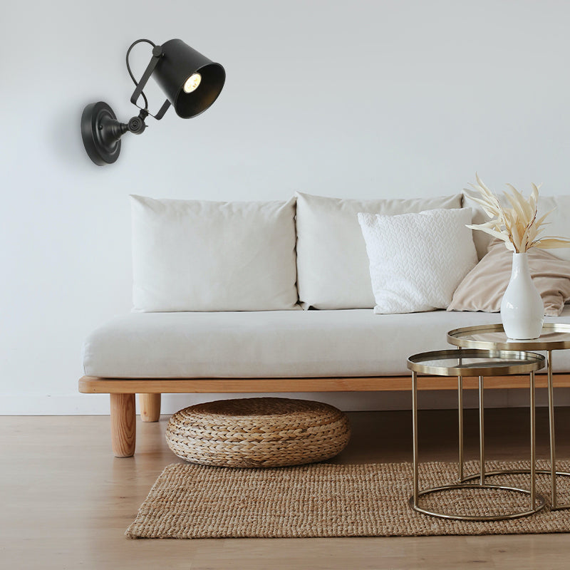 Brady Modern LED Wandleuchte Verstellbare Schwarz Ess/Wohnzimmer