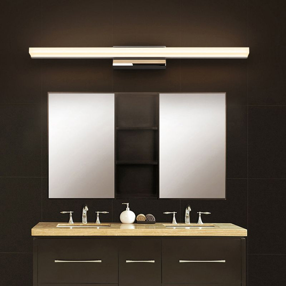 Leigh Modern LED Wandleuchte Innen Linear Schwar Badezimmer Metall