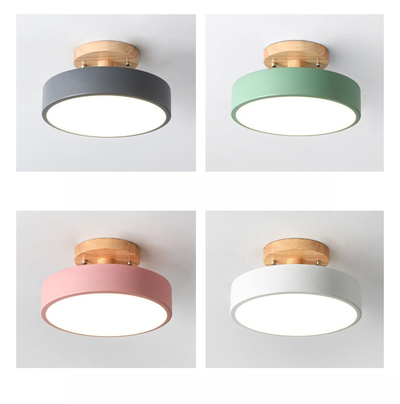 Quinn Modern LED Deckenleuchten 5 Farben Flur Acryl/Holz