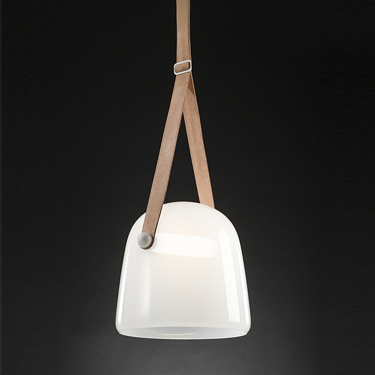 Orr Modern LED Pendelleuchte Kuppel Esstisch, Grau/Weiß, Glas