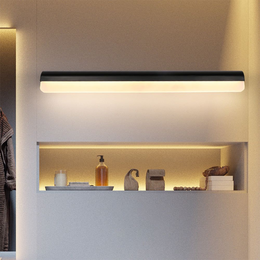 Edge Minimalisch Modern LED Wandleuchte Schwarz/Weiß Badezimmer Metall&Acryl