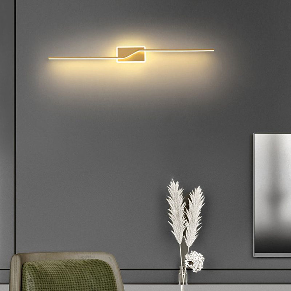 Leigh Minimalistische LED Wandleuchte Gold Schlafzimmer/Esszimmer/Badezimmer