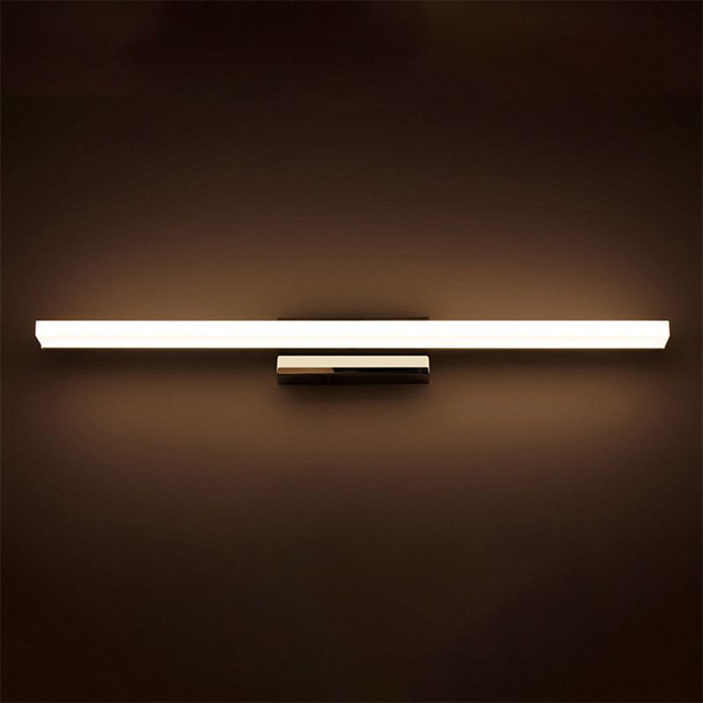 Leigh Modern LED Wandleuchte Innen Linear Schwar Badezimmer Metall