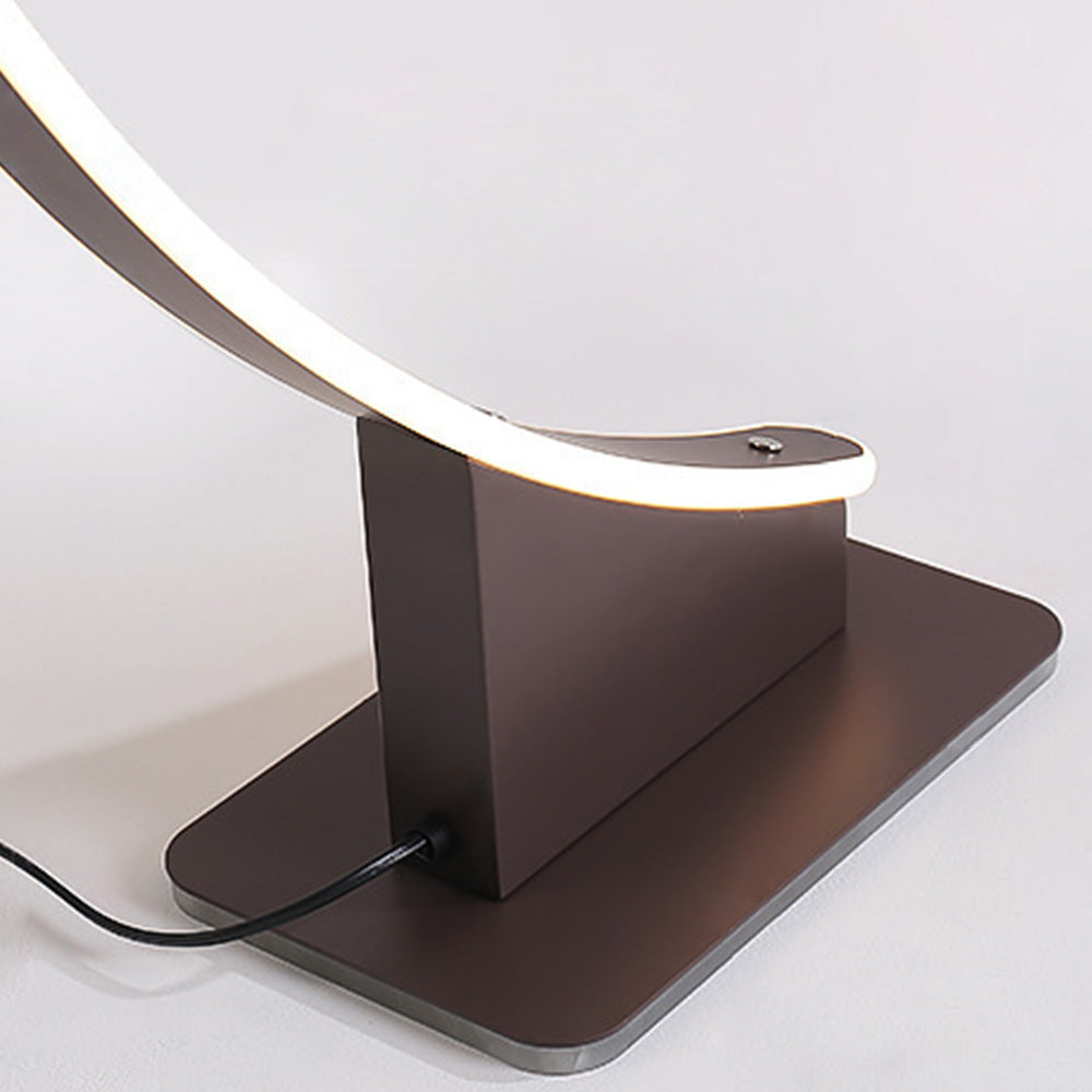 Edge Design LED Stehlampe Weiß/Kaffee Schlaf/Wohnzimmer Metall