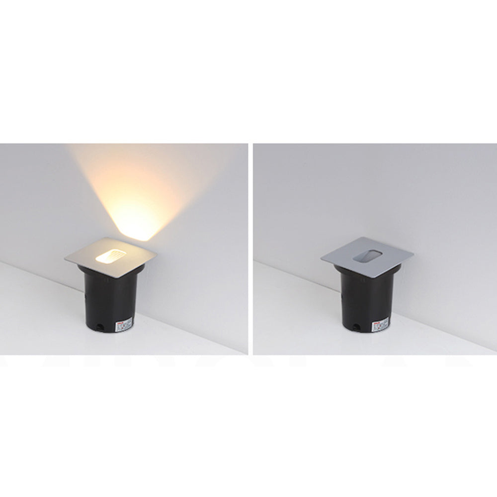 Orr Modern LED Außenleuchte Schwarz Flur/Balkon/Terrasse Metall&Acryl ∅10CM