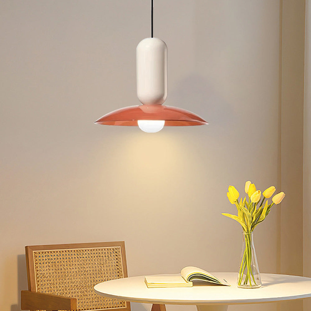 Morandi Modern Design LED Pendelleuchte Bunt Metall Weiß Ess/Schlafzimmer