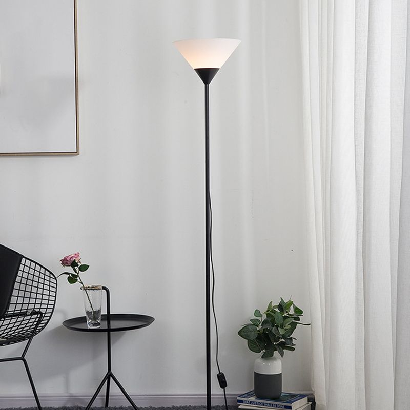 Morandi Modern Stehlampe, 5 Farben, Metall/Acryl, Cup, Schlafzimmer