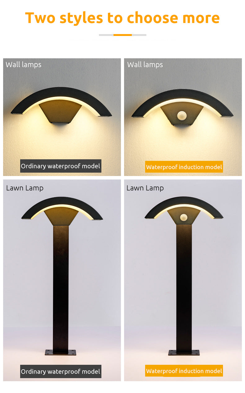 Orr Nordlux LED Außenwandleuchte mit Bewegungsmelder Schwarz Flur