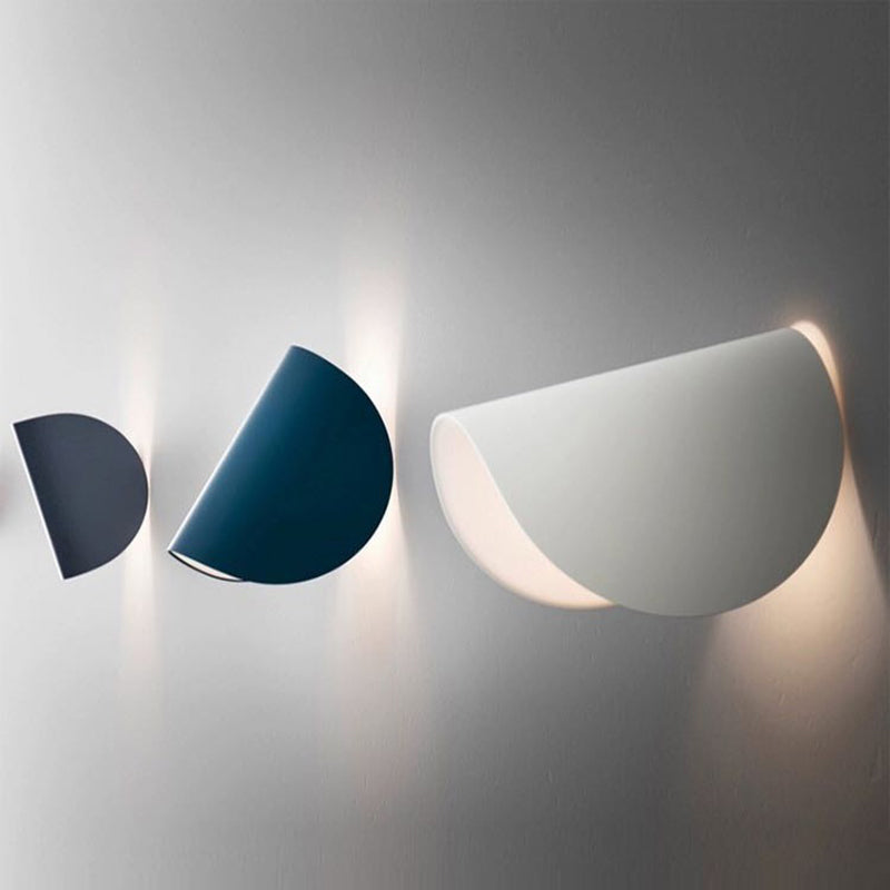 Eveline Modern Geometrisch LED 4 Farbe Wandleuchte Innen/Außen Metall