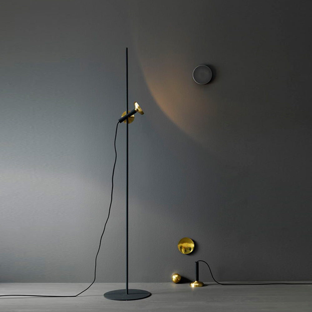 Salgado Modern Desigen LED Stehlampe Schwarz Schlaf/Wohnzimmer Metall