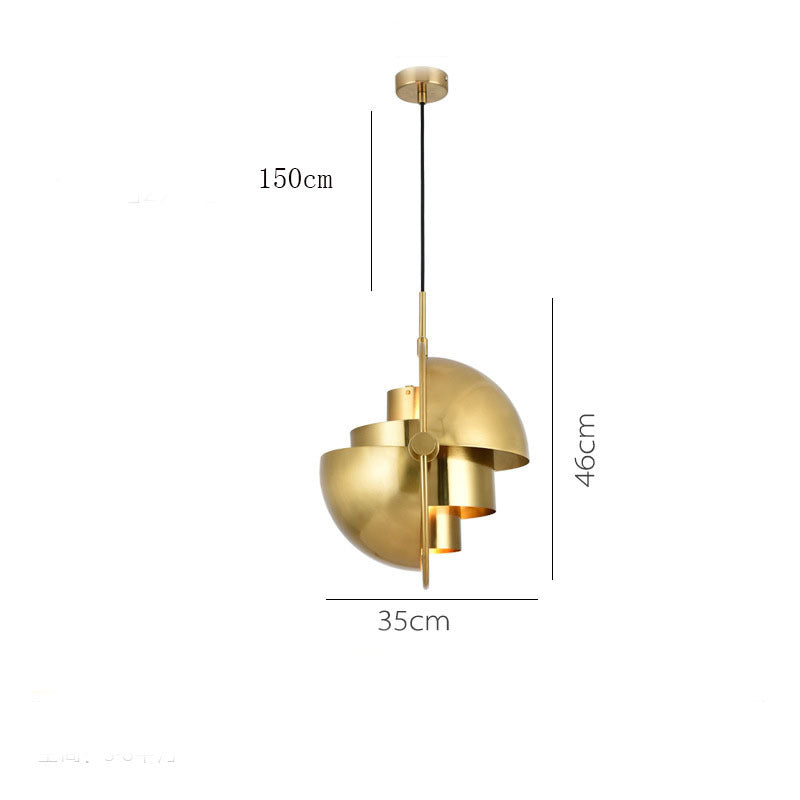 Cooley Modern LED Pendelleuchte Schwarz/Gold Esszimmer/Wohnzimmer
