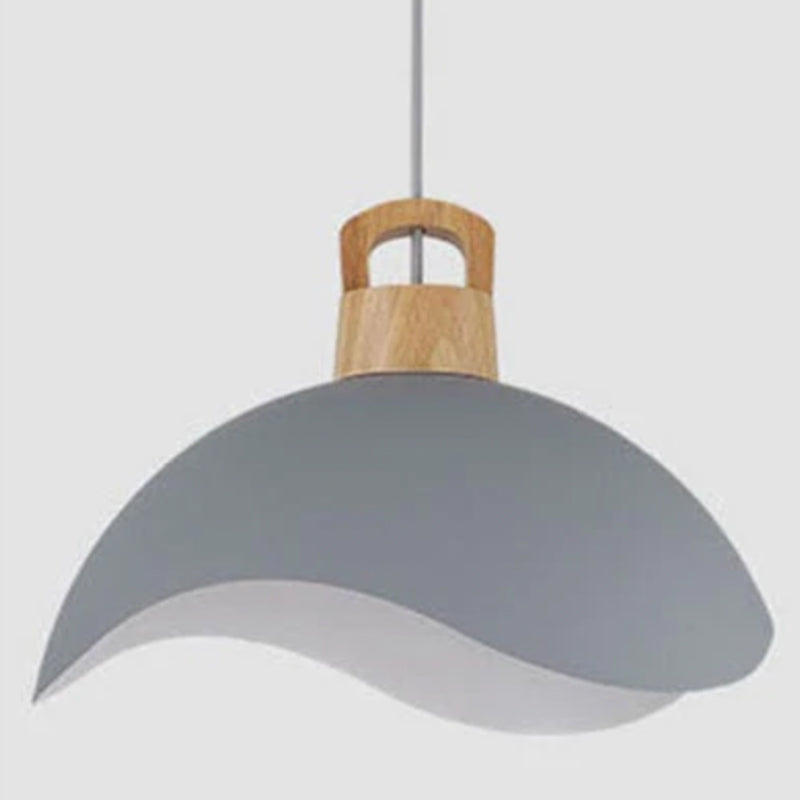 Morandi Design LED Pendelleuchte Schwarz Schlafzimmer/Esszimmer Metall