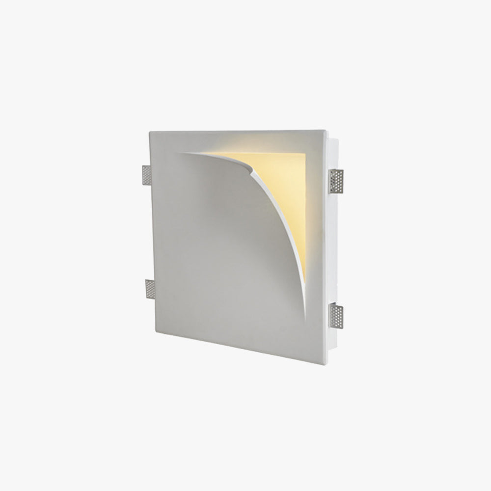 Elif Modern LED Wandleuchte Metall/Putz Weiß Wohnzimmer