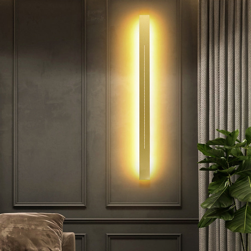 Edge Simple Indoor Modern LED Wandleuchte Schwarz/Gold Wohnzimmer