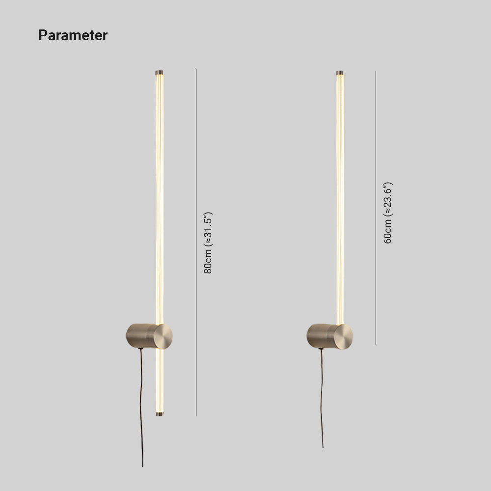 Edge Innenwandleuchte Kupfer & Nickel