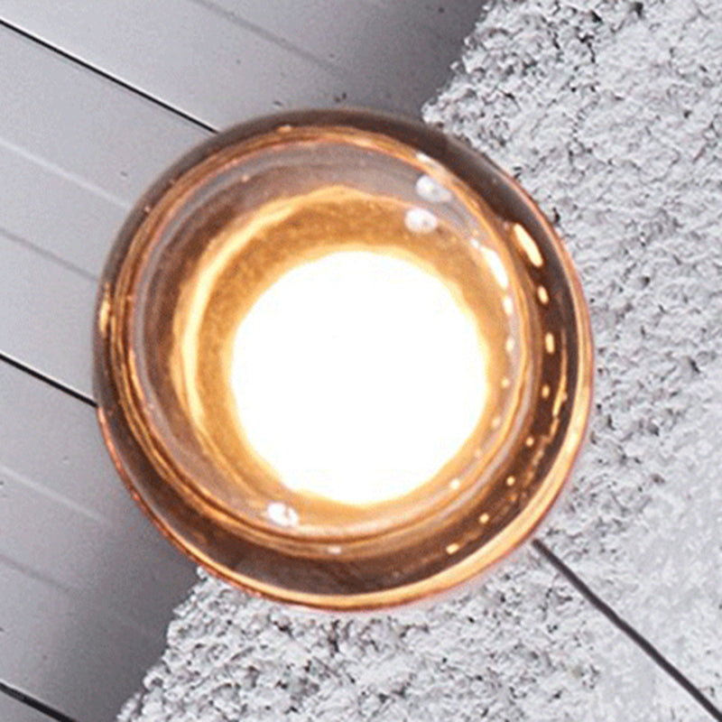 Modern LED Pendelleuchte kugel Esstisch Gold/Roségold Metall/Glas