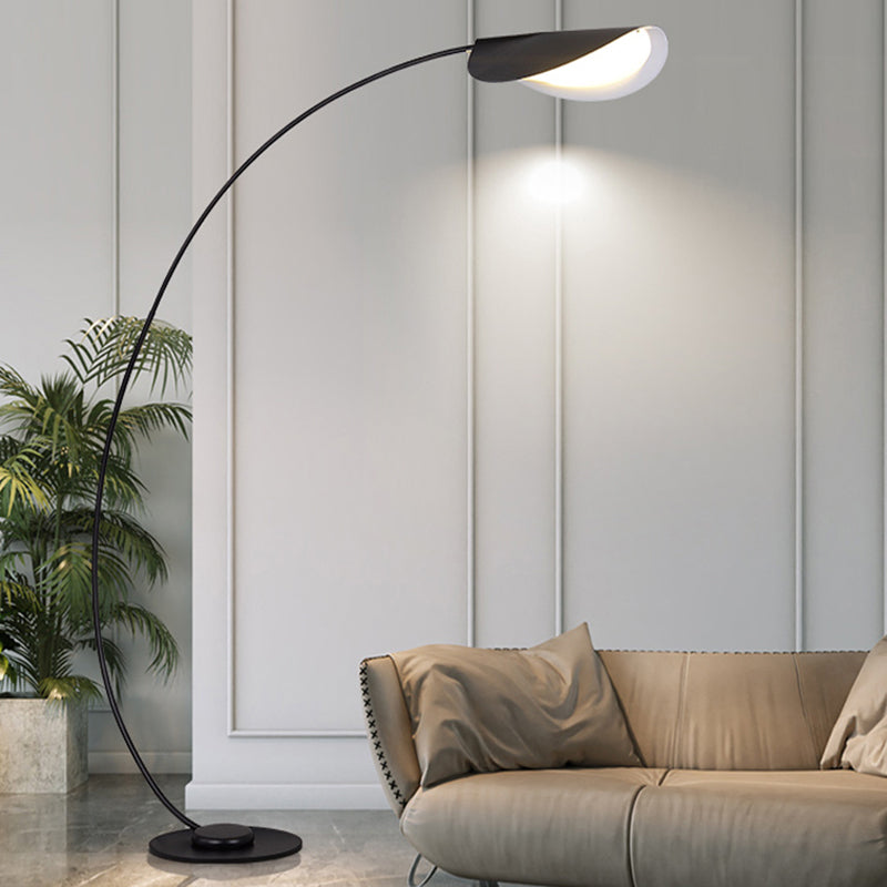Edge Modern Linear Schale LED Stehlampe Schwarz Esstisch/Schlaf/Wohnzimmer Metall