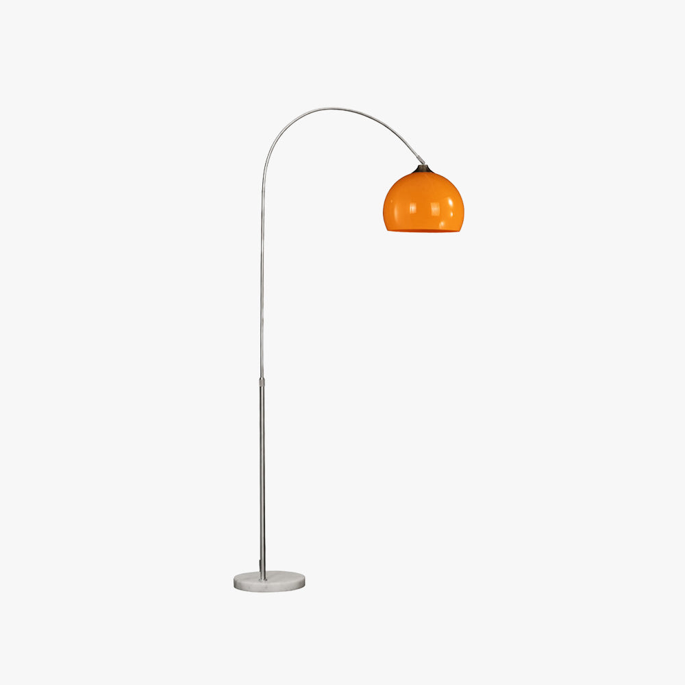 Salgado Modern LED Stehlampe Orange/Weiß Wohn/Schlaf/Esszimmer Metall&Marmor&Acryl