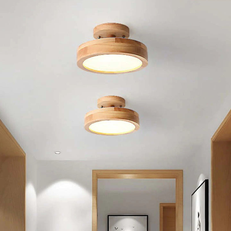 Quinn Modern LED Deckenleuchten 5 Farben Flur Acryl/Holz