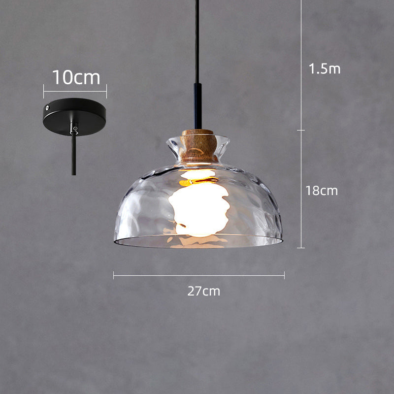 Levy Modern LED Pendelleuchte Schale Weiß Esszimmer/Küche Glas