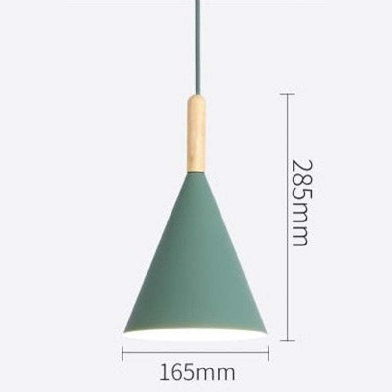 Lumiano Modern LED  Pendelleuchte Farbig Schlaf/Wohnzimmer Holz